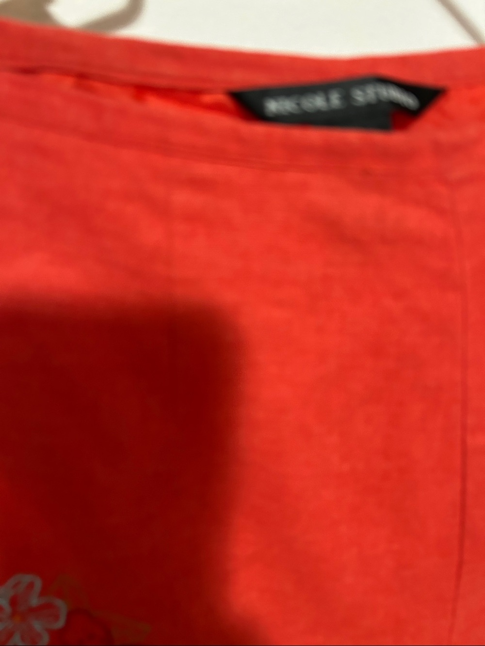 Red Embroidered Capris - Picture 2 of 15